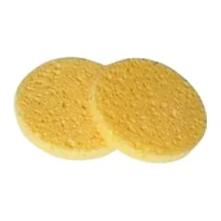 Gezicht Sponsjes Geel - 2 Stuks